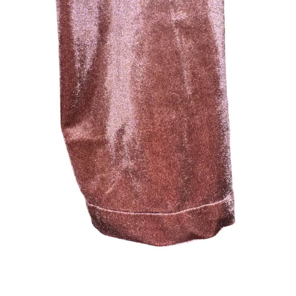 YOUNG FABULOUS & BROKE Fritzy Velvet Velour Zip Up Cropped Hoodie Sweatshirt M - Picture 10 of 15